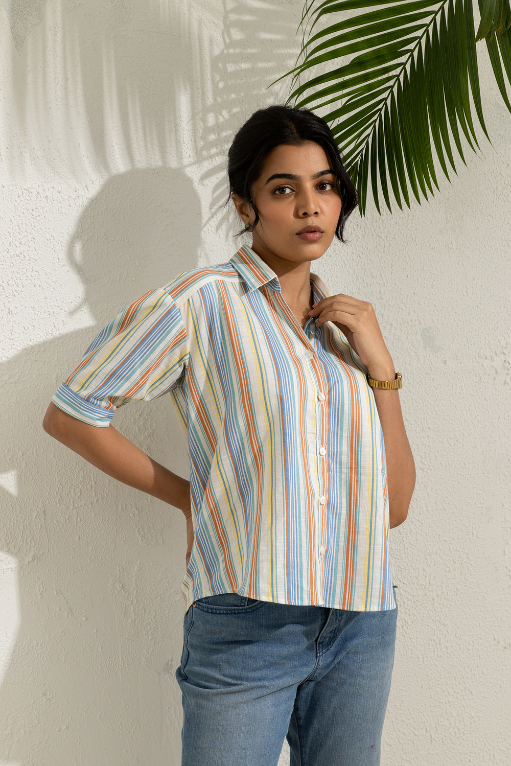 Multicoloured Striped Shirt