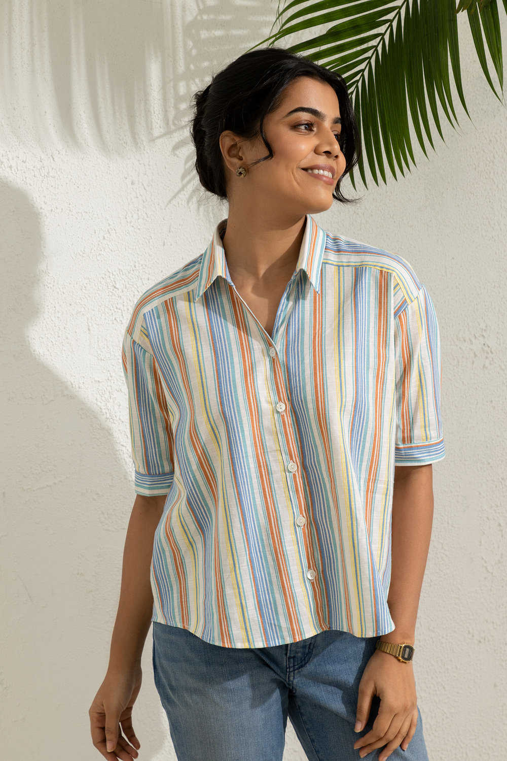 Multicoloured Striped Shirt